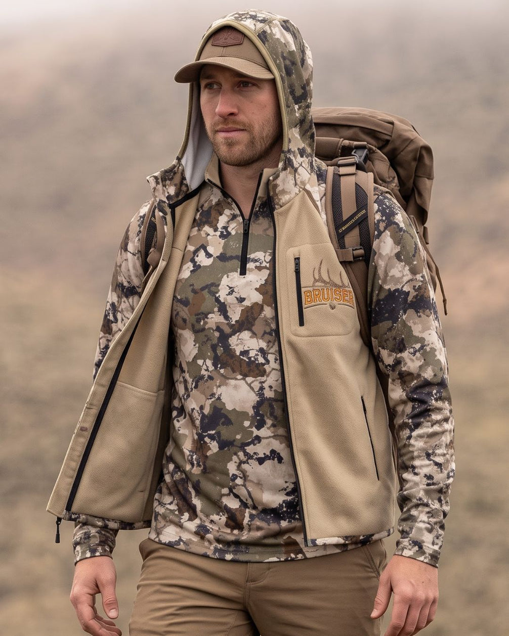 Vest - Bruiser Camo Layering Series – Hooded Vest | image 6