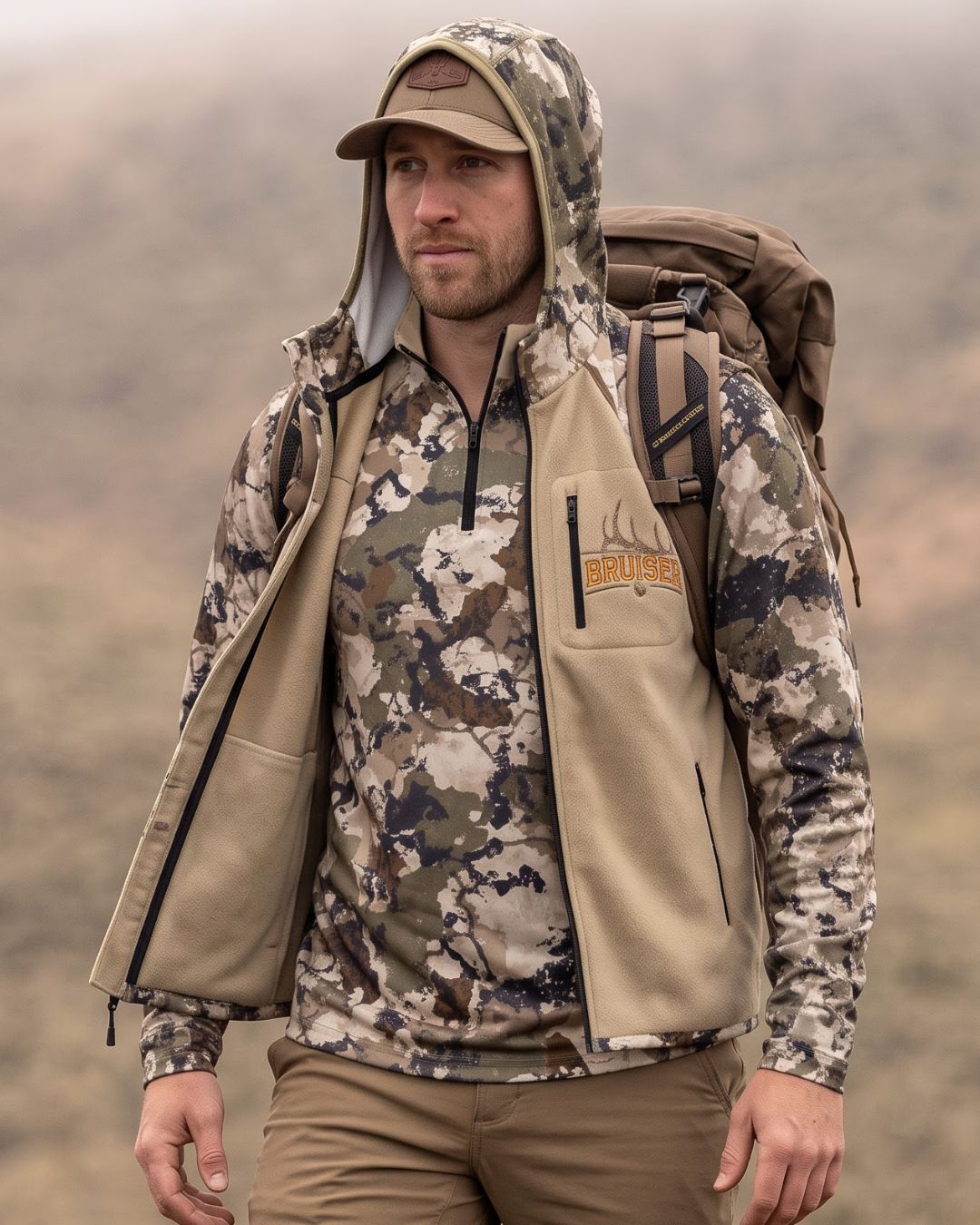Vest - Bruiser Camo Layering Series – Hooded Vest | image 6