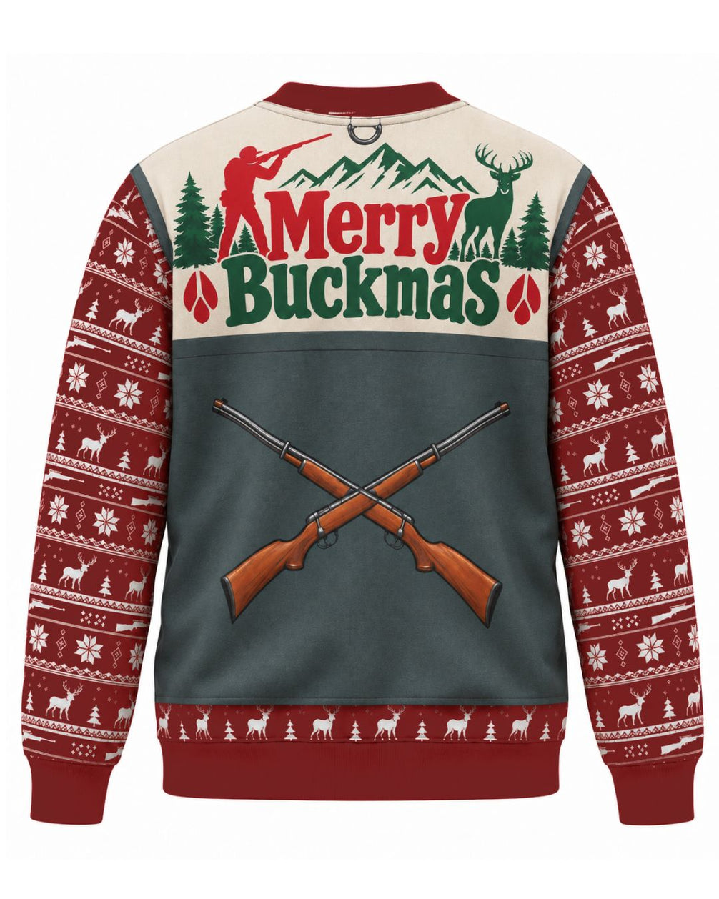 sweatshirt - Merry Buckmas Christmas Pairing