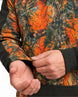 Orange Timber Camo Balaclava Hoodie | mockup 06