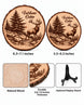 Personalized Elk Forest Wilderness Wood plaque | gallery 6