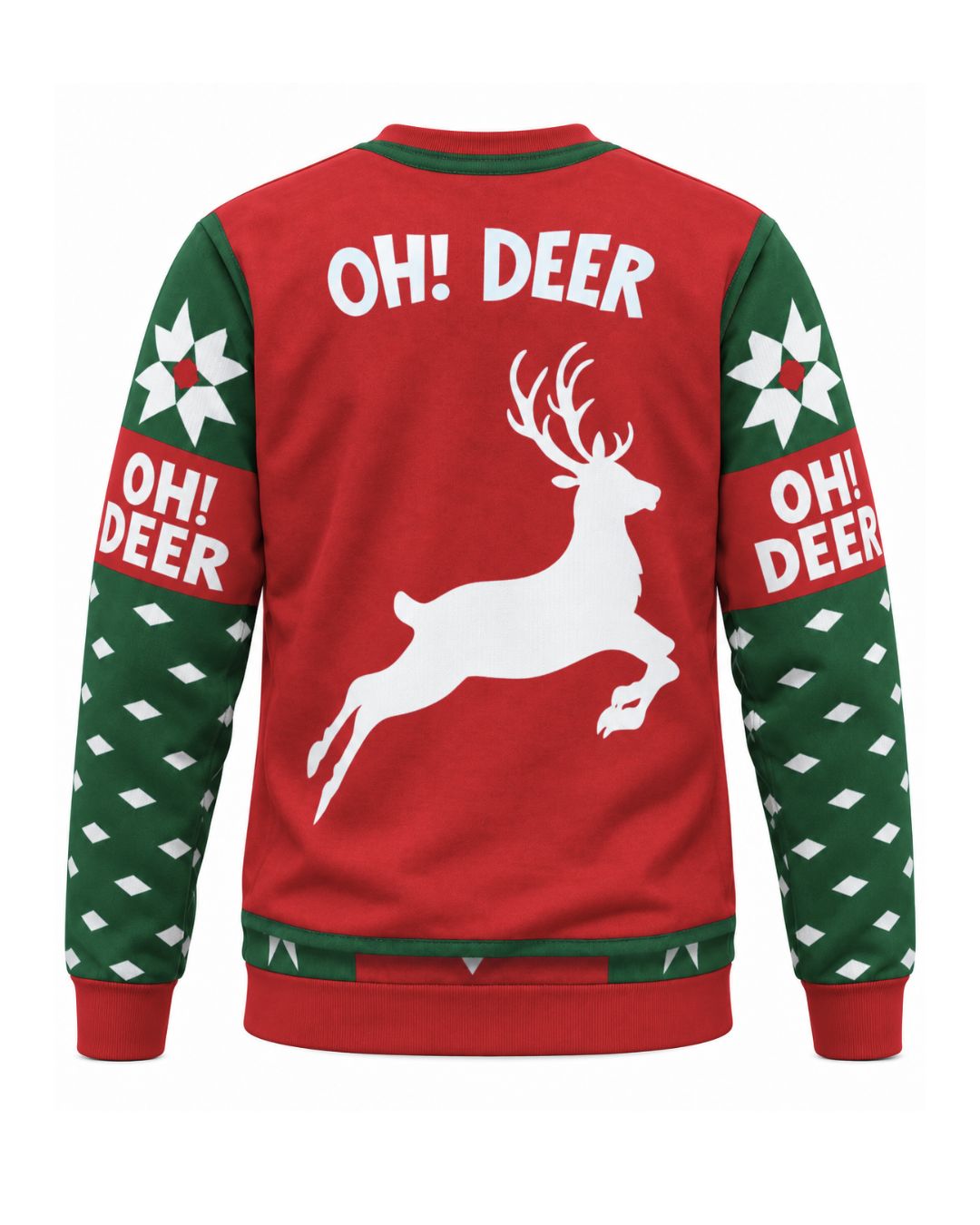 sweatshirt - Personalized Oh! Deer Christmas Pairing