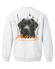 Youth Patience Brings The Harvest Sweatshirt | White | mockup 06