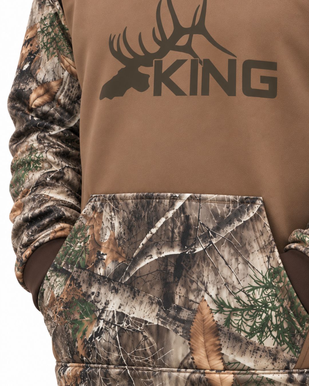 King Camo Balaclava Hoodie | mockup 07