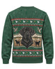 sweatshirt - Merry Marsh Retriever Christmas Pairing