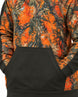 Orange Timber Camo Balaclava Hoodie | mockup 07