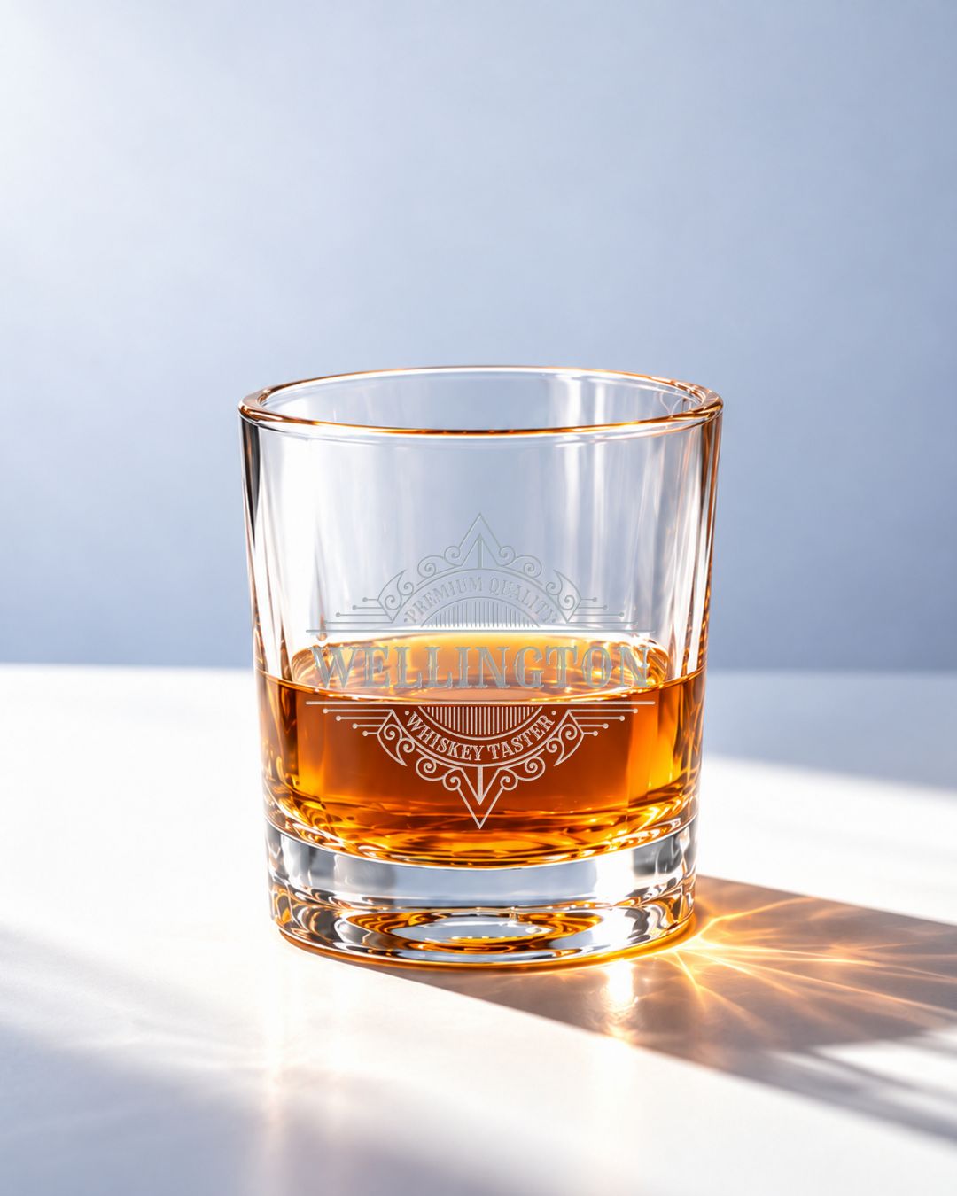 Personalized Classic Filigree Whiskey Decanter Gift Set | GS131007 | mockup 07