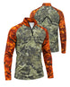 Long-Sleeve / Quarter-Zip Shirt - American Rifle Hunter Camo Layering Series | mockup 08
