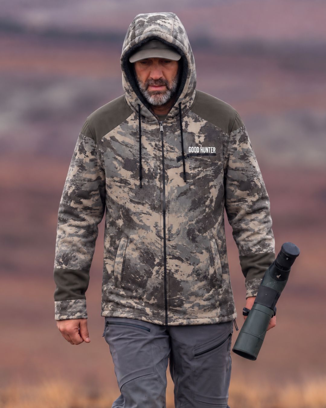 Good Hunter Camo Fleece-Lined Jacket | mockup 08