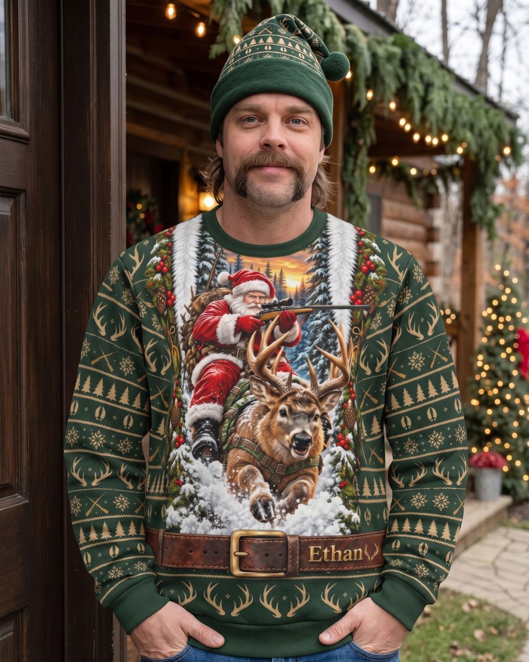 combo - Personalized Santa Hunter Christmas Pairing