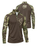 Long-Sleeve / Quarter-Zip Shirt - Rifle Hunter Camo Layering Series | mockup 08