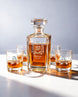 Personalized Gothic Coat Of Arms Whiskey Decanter Gift Set | GS131009 | mockup 08