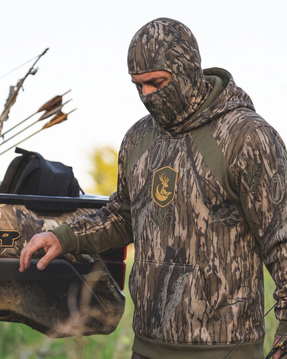 Signal Camo Balaclava Hoodie | mockup 08