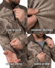 Long-Sleeve / Quarter-Zip Shirt - Dust Ridge Camo Layering Series | mockup 09