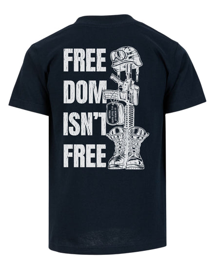 Freedom Isn't Free T-shirt | Navy | mockup 08