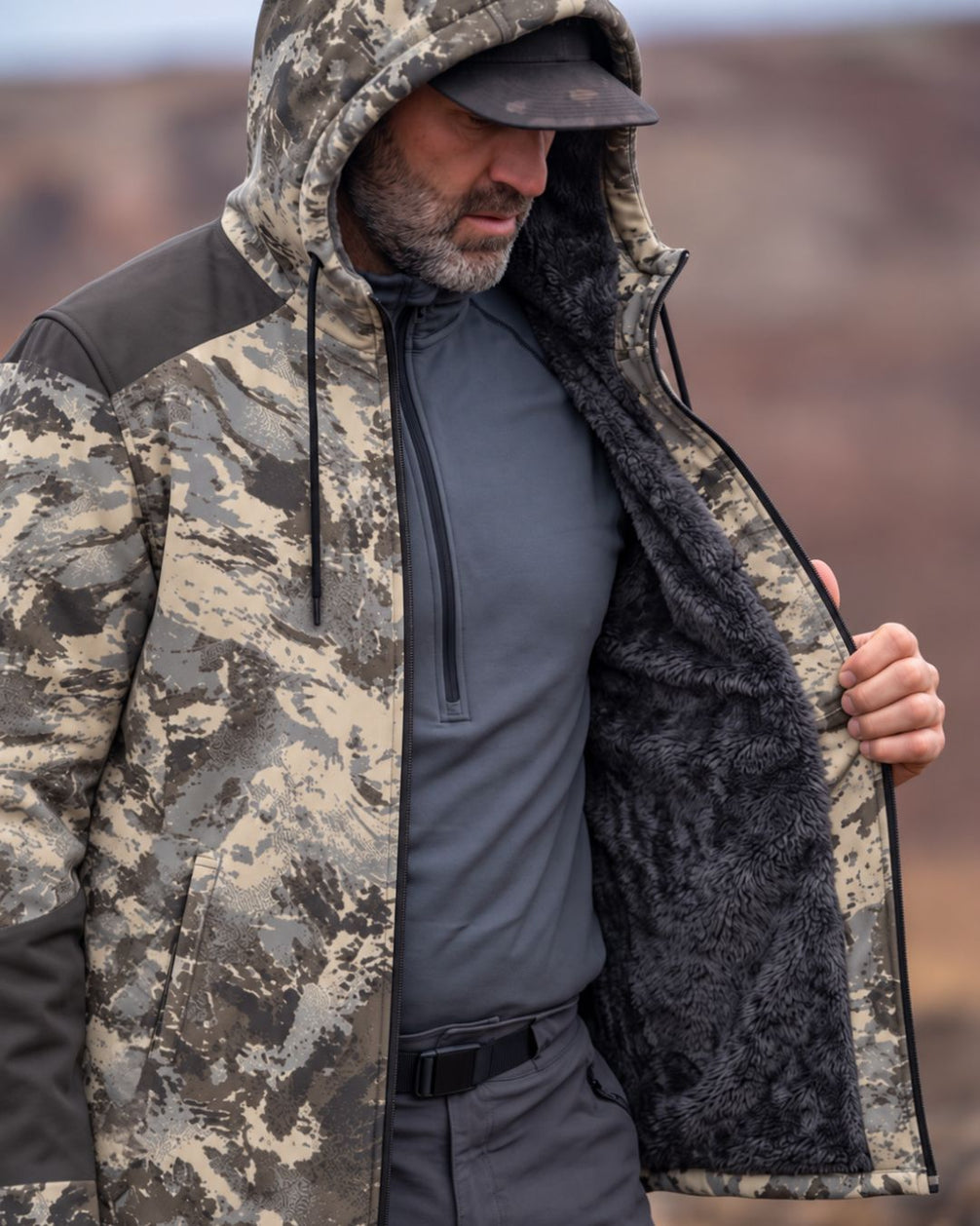 Good Hunter Camo Fleece-Lined Jacket | mockup 09