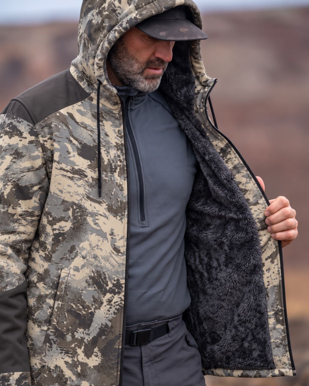 Good Hunter Camo Fleece-Lined Jacket | mockup 09