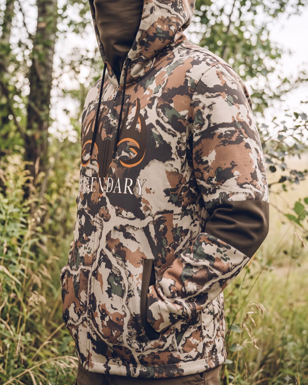 Legendary Camo Fleece-Lined Jacket | mockup 09
