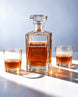 Personalized Classic Scrollwork Whiskey Decanter Gift Set | GS131003 | mockup 09