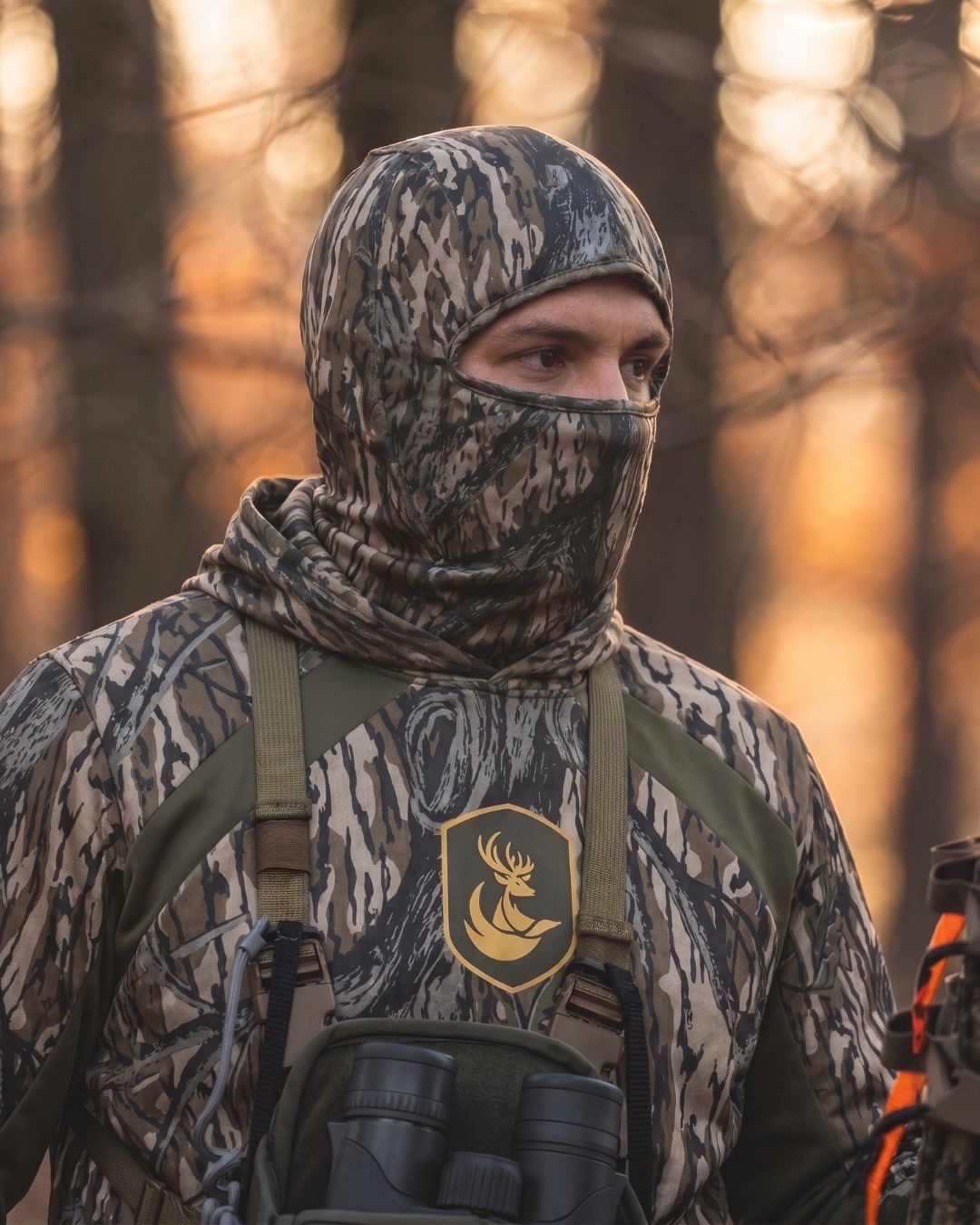 Signal Camo Balaclava Hoodie | mockup 09