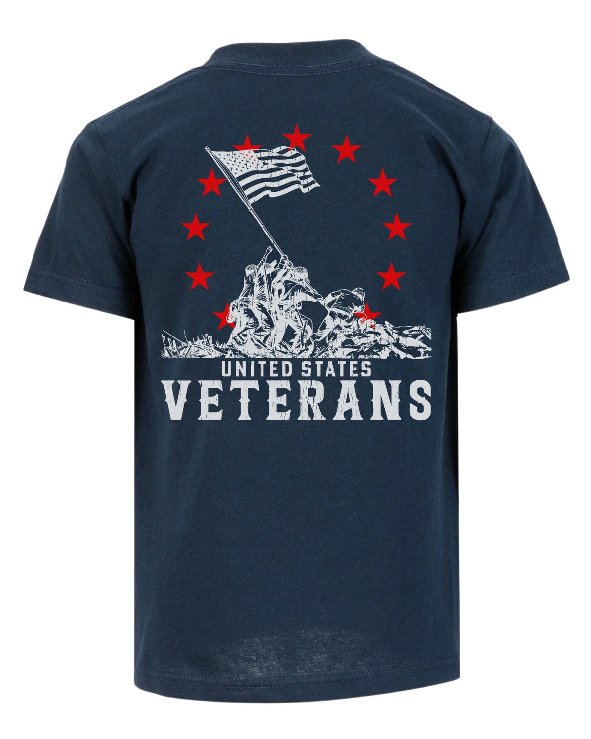 United States Veterans T-shirt | Navy | mockup 09