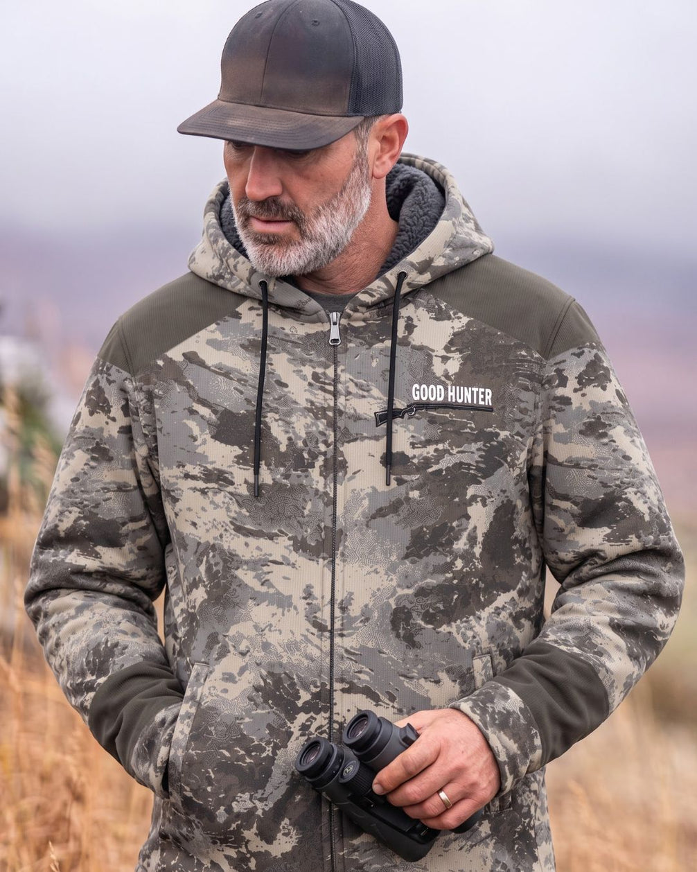 Good Hunter Camo Fleece-Lined Jacket | mockup 10