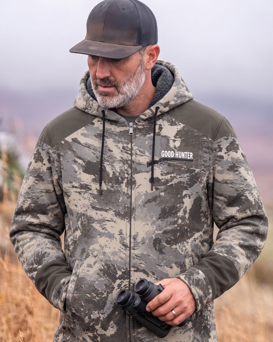Good Hunter Camo Fleece-Lined Jacket | mockup 10