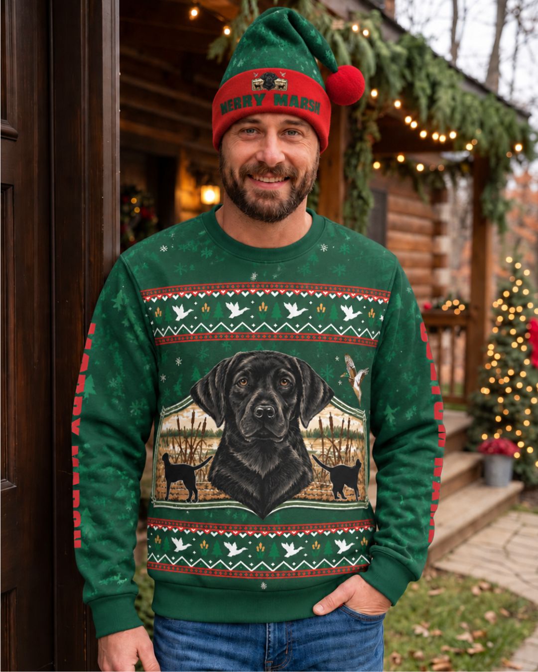 combo - Merry Marsh Retriever Christmas Pairing