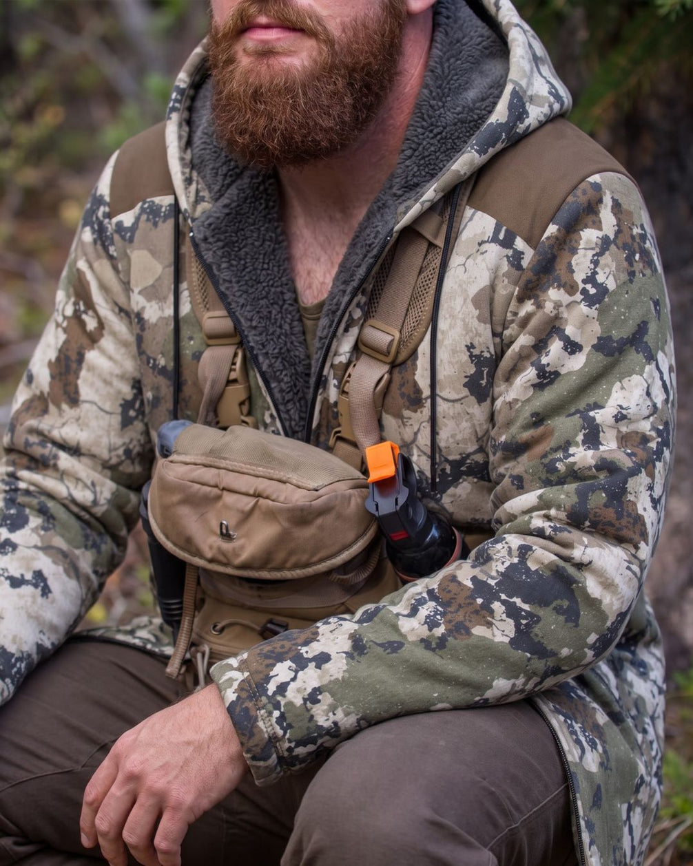 Timber Ridge Camo Fleece-Lined Jacket | mockup 10