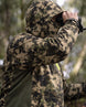 Whitetail Signal Camo Balaclava Hoodie | mockup 10