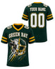 Personalized Name & Number Green Bay Mascot Jersey Football