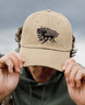 American Flag Deer Embroidered Classic Hat