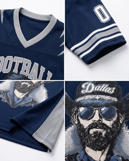 Personalized Name & Number Dallas Cowboy Jersey Football
