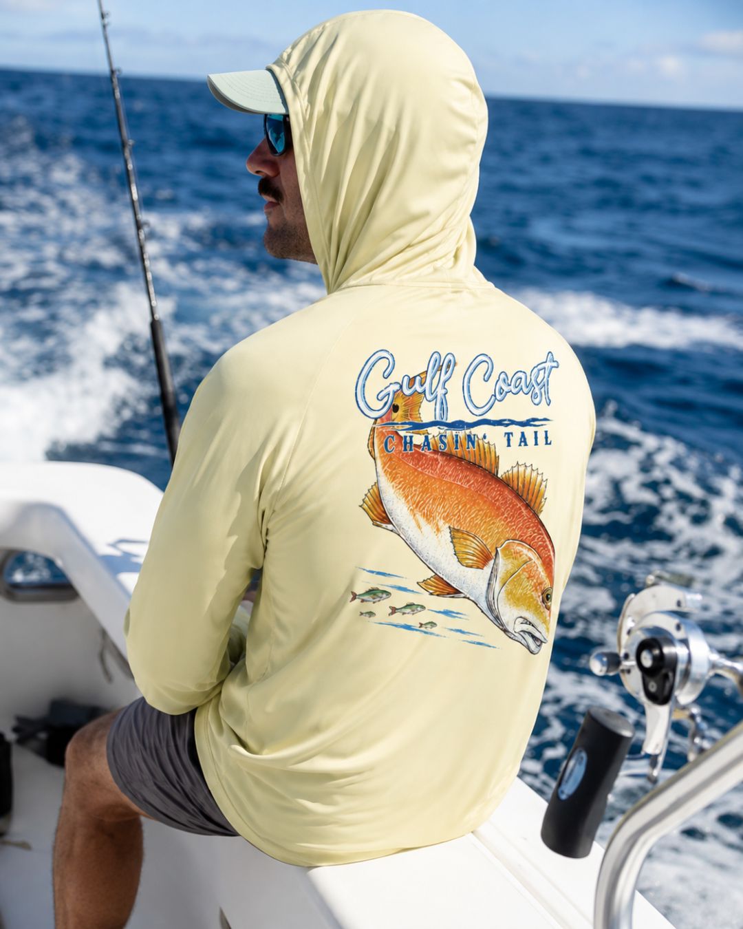 Redfish Chase Lifestyle Sun Protection Hoodie