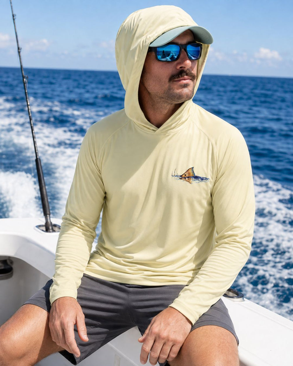 Redfish Chase Lifestyle Sun Protection Hoodie