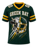 Personalized Name & Number Green Bay Mascot Jersey Football