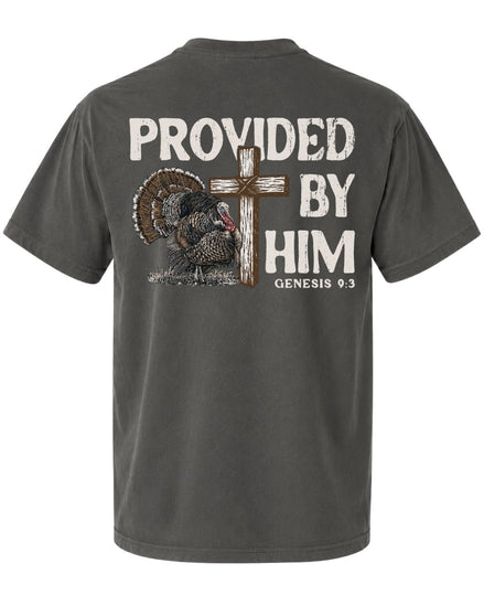 Provided By Him POCKET Tee