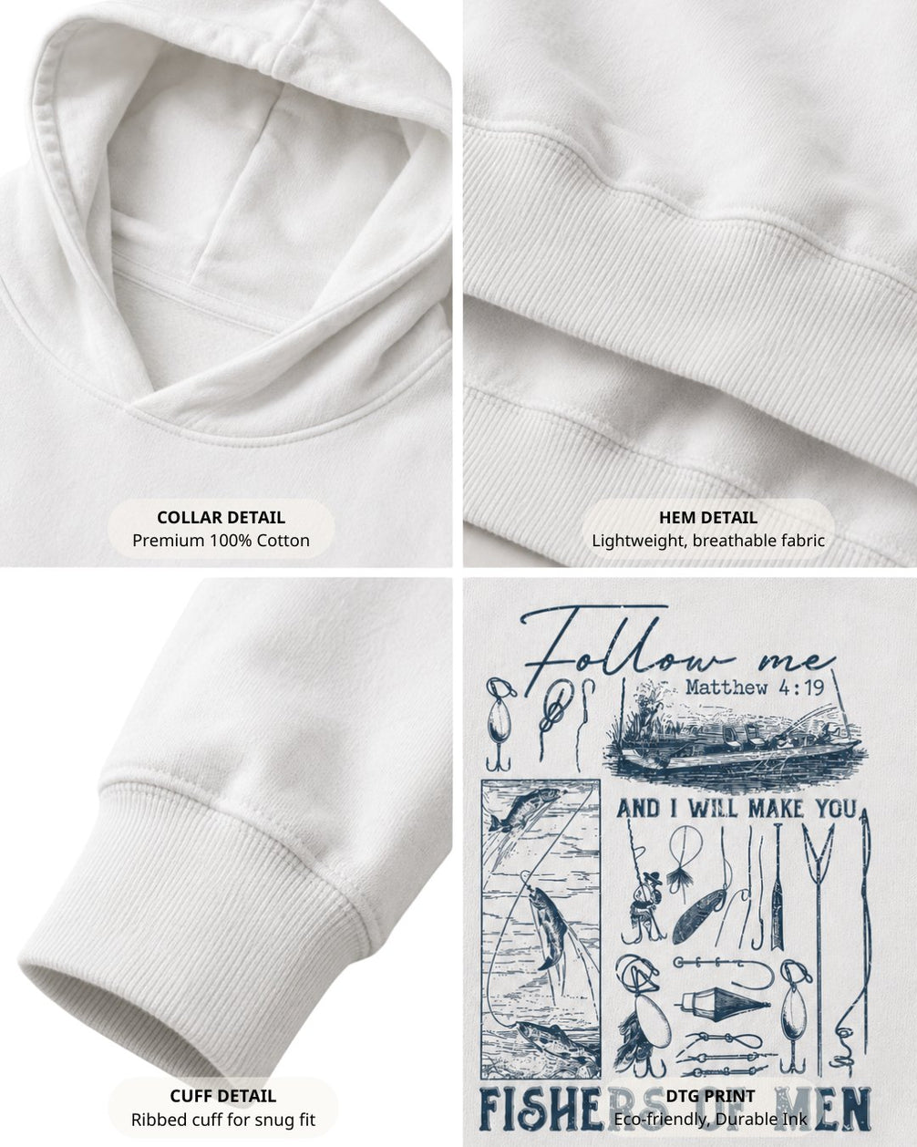 Jesus Calling Fishermen Hoodie
