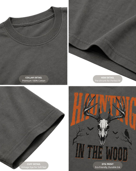 Haunting In The Wood Skull T-shirt