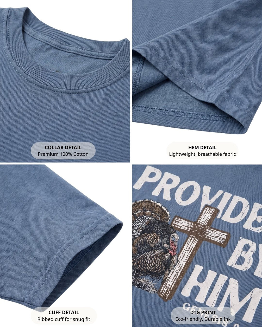 Provided By Him POCKET Tee