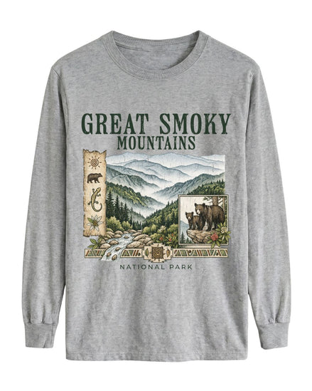 Classic Smokies Mountain Scenery Long-sleeve