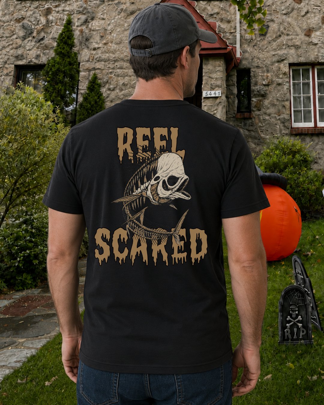 Reel Scared Bone Fish T-shirt