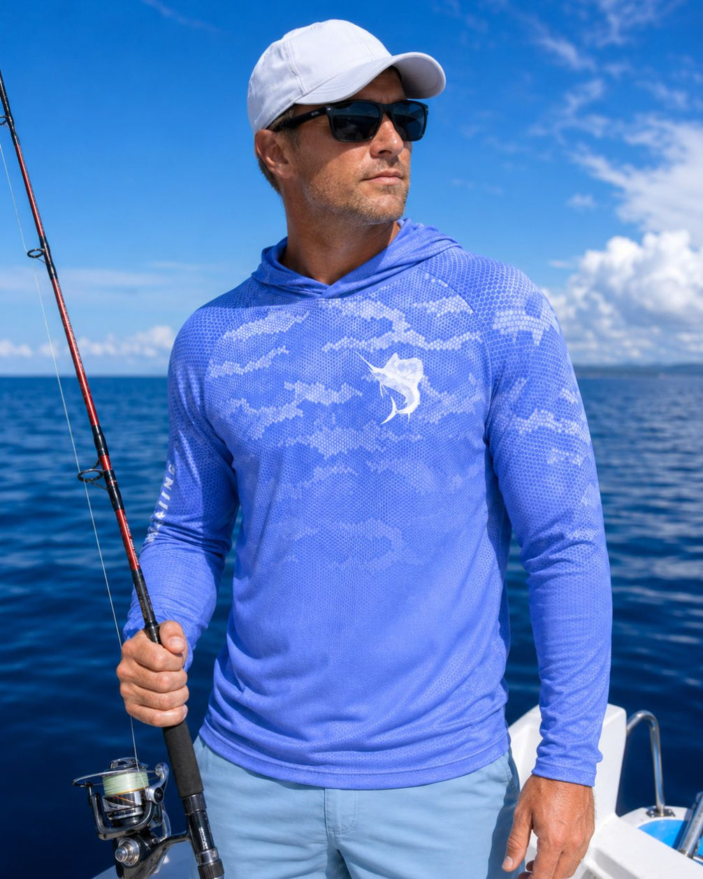 Deep Sea Sailfish Sun Protection Hoodie