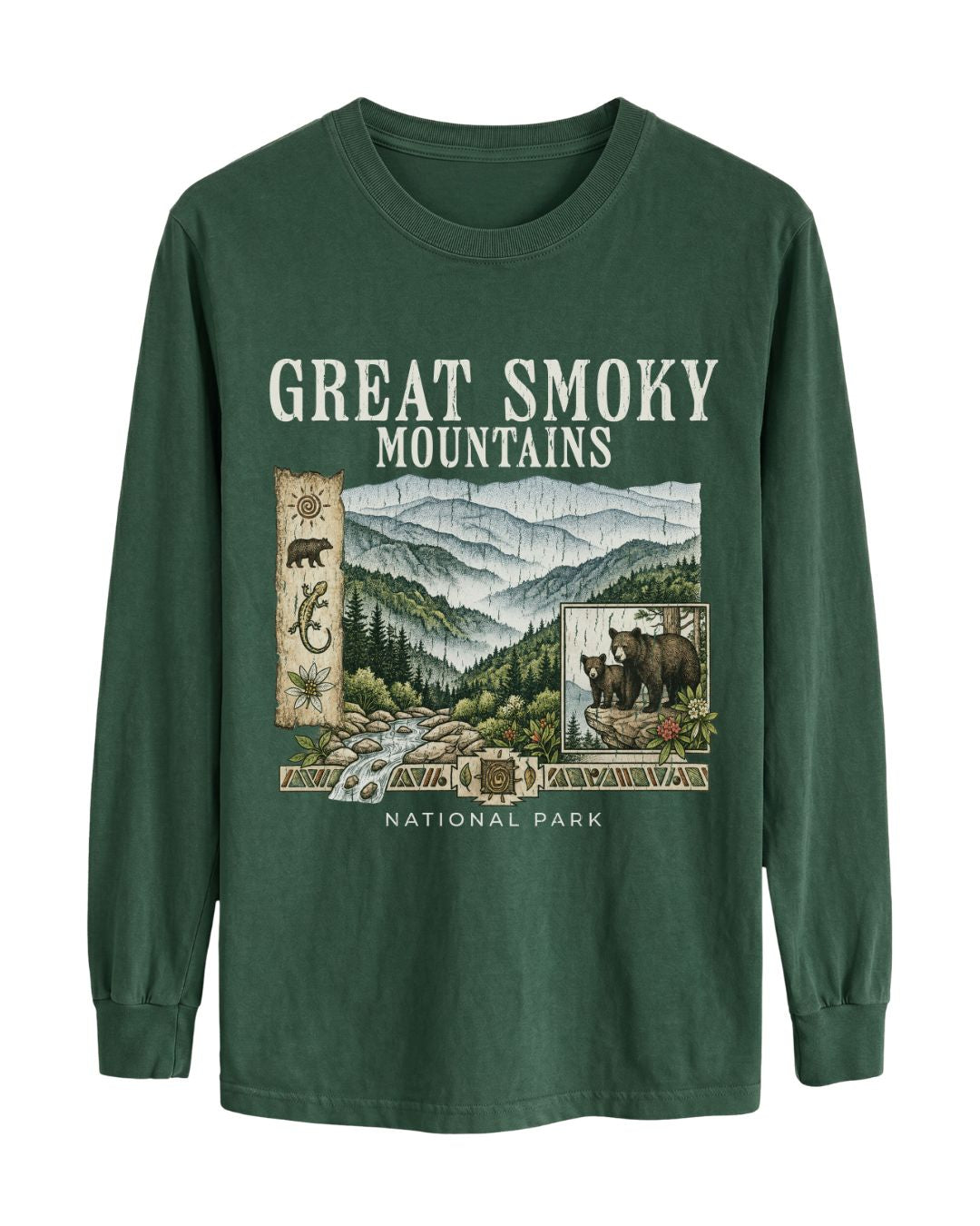 Classic Smokies Mountain Scenery Long-sleeve