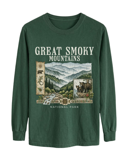 Classic Smokies Mountain Scenery Long-sleeve