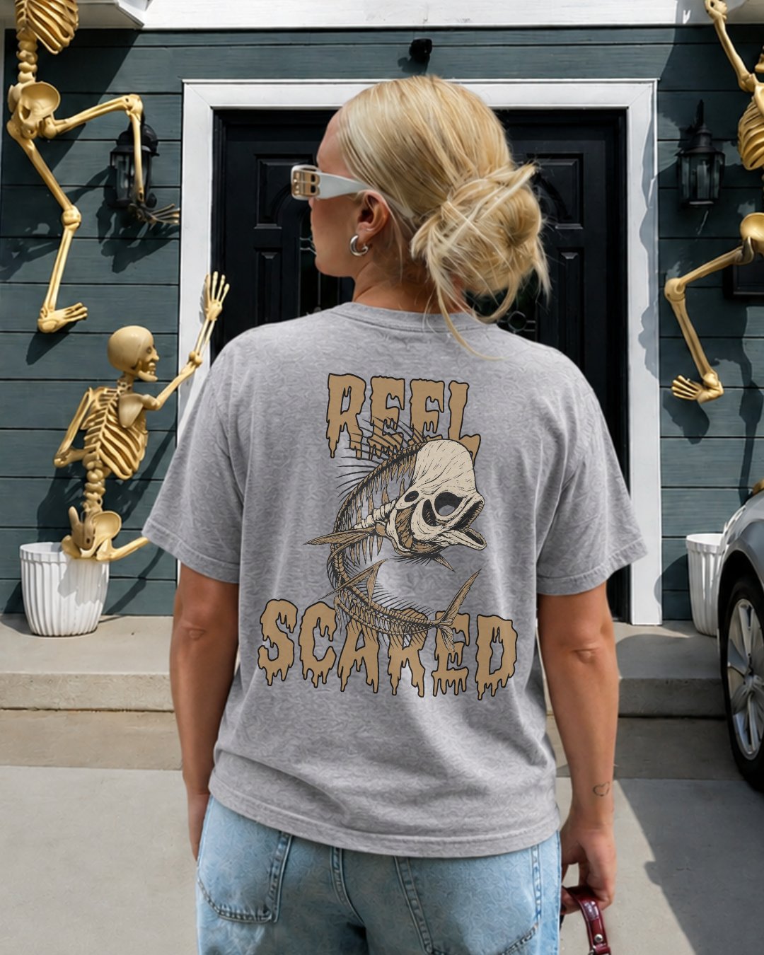 Reel Scared Bone Fish T-shirt