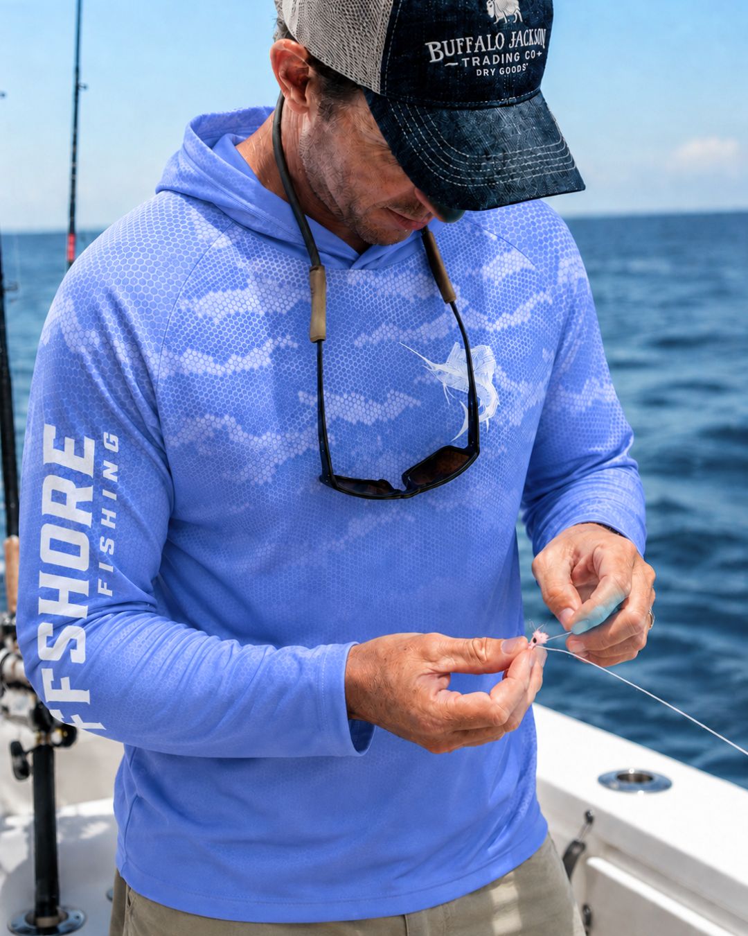 Deep Sea Sailfish Sun Protection Hoodie