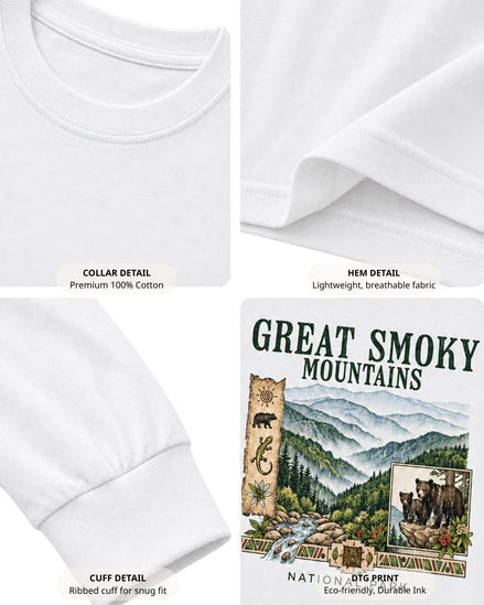 Classic Smokies Mountain Scenery Long-sleeve