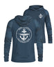 Nautical Anchor Marlin Performance Sun Protection Hoodie