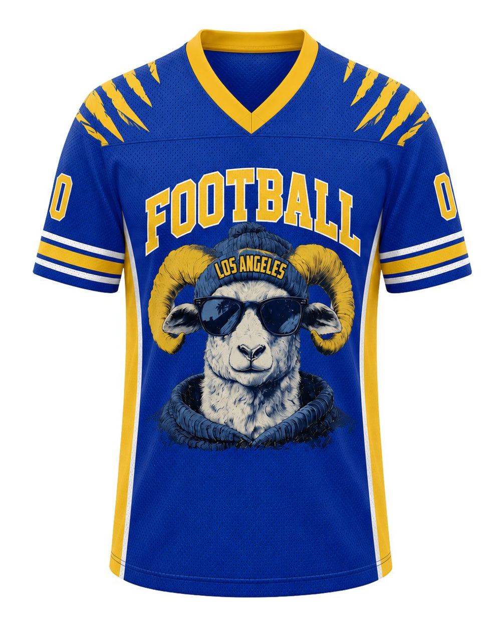 Personalized Name & Number Los Angles Sheep Jersey Football